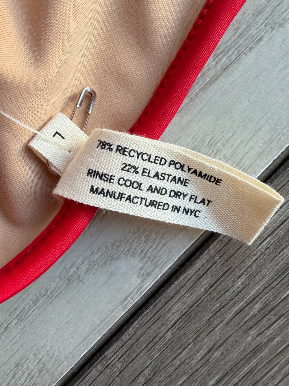 Nordstrom Burgundy Triangle Bikini Set — image 7 of 8
